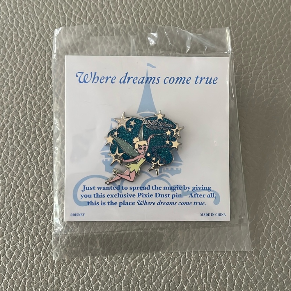 Disney Tinkerbell where dreams come true 2007 trading pin